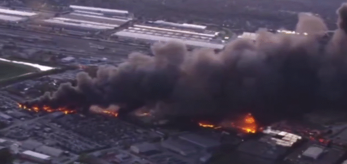 Screenshot_17 Місце падіння вантажного літака у Кентуккі