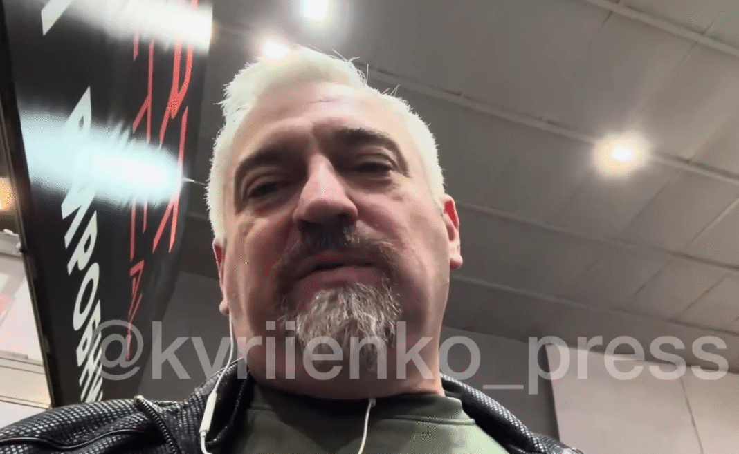 Oleksandr Fediyenko in a video from the arms exhibition at the Ternopil Radio Plant