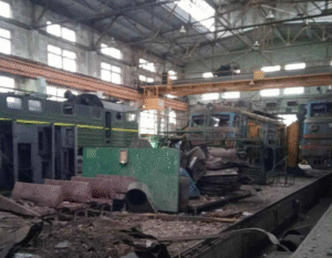 Знищені локомотиви на Полтавщині