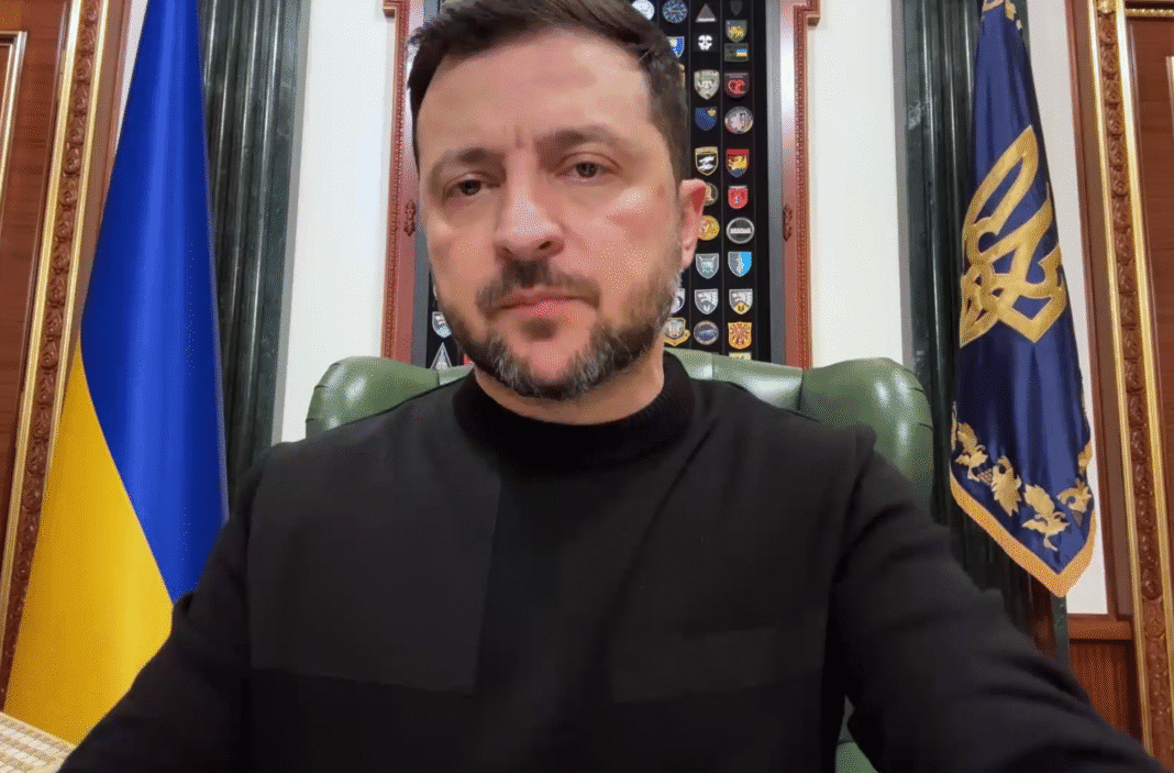 Президент Володимир Зеленський виступає із заявою щодо пропозицій мирного плану