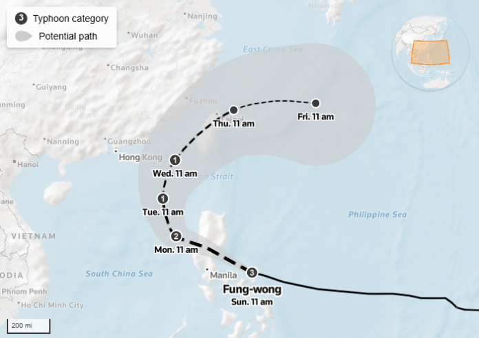 Screenshot_4 Super Typhoon Fung-Wong over the Philippine Sea