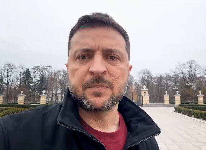 Screenshot_5 Президент Володимир Зеленський під час звернення щодо масованих обстрілів України