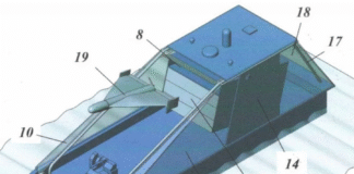 Концепт російського морського дрона з пусковими установками для «Шахедів»