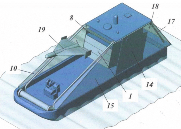 Screenshot_5 Concept of a Russian maritime drone with launchers for Shaheds«