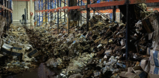 Зруйнований склад ООН у Дніпрі