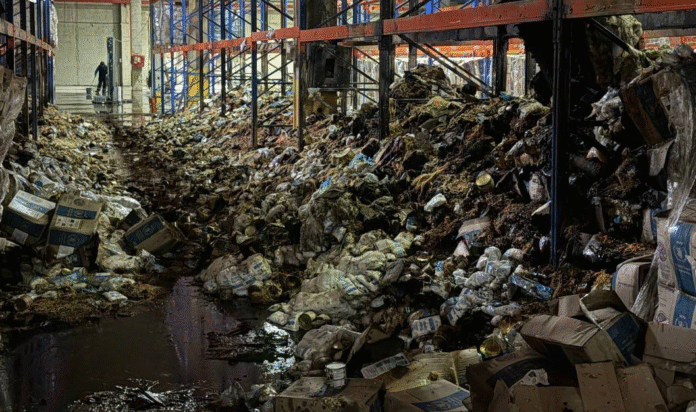 Зруйнований склад ООН у Дніпрі