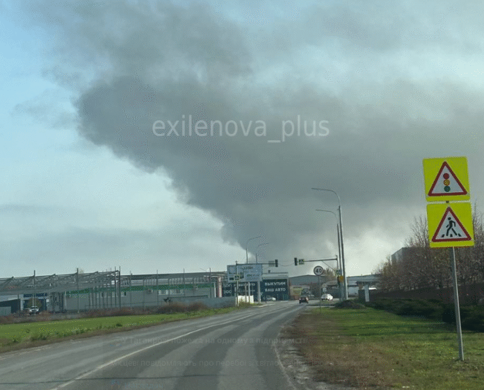 Screenshot_6 Пожежа у Таганрозі, місто без світла після вибухів