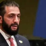 Syrian President Ahmed Sharaa arrives in Washington after US sanctions are lifted</trp-post-container