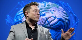 Ілон Маск під час виступу про майбутні технології Neuralink