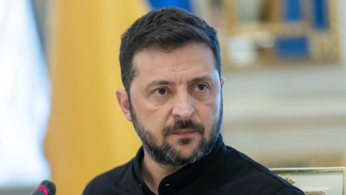 Президент Володимир Зеленський під час виступу