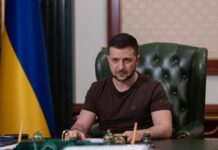 Президент Володимир Зеленський під час звернення