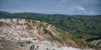 Coltan deposits in the east of the Democratic Republic of Congo