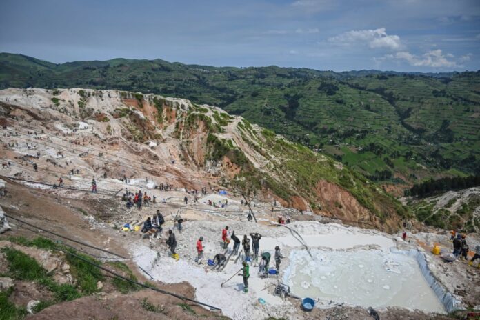 Coltan deposits in the east of the Democratic Republic of Congo