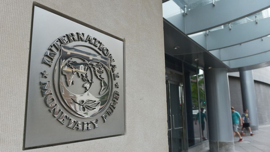 The IMF building in Washington, D.C., where decisions are made on a new support programme for Ukraine worth more than $1.5T4T8bn.