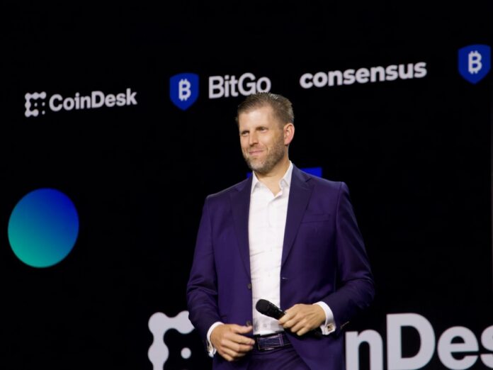 Donald Trump's son unveils footage of mining farm