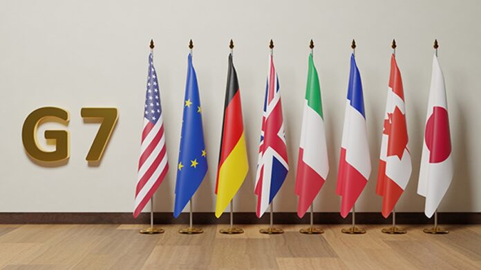 original G7/G8 flags
