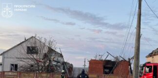 Consequences of the Russian attack on the suburbs of Kharkiv