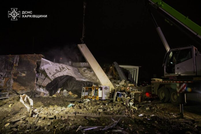 photo_2025-11-08_06-46-35 The aftermath of an air strike on a petrol station in Korotych, Kharkiv region