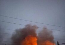 Росія атакувала залізничну інфраструктуру на Полтавщині Пожежа після ракетного удару по залізничній інфраструктурі на Полтавщині