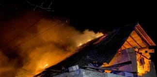 Residential building damaged in Kyiv region after nighttime drone attack