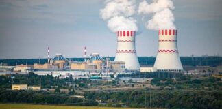 Нововоронезька АЕС під час роботи