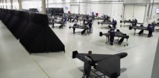 Виробничий цех збирання дронів в РФ