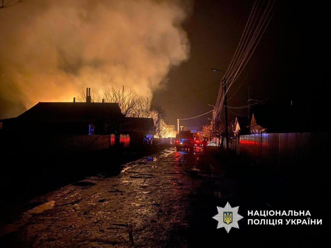 Пошкоджений житловий будинок у Городні після нічної атаки РФ.