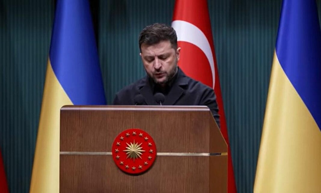 Зеленський під час офіційної зустрічі в Анкарі