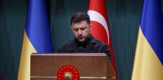 Зеленський під час офіційної зустрічі в Анкарі