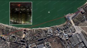 Супутниковий знімок місця ураження 