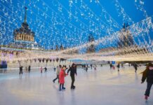 "Winterland at VDNKh: festive locations, ice rink and light installations during the season opening