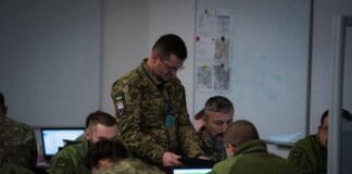 Ukrainian and foreign military in joint exercises in a multinational environment