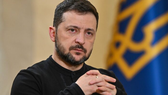 Президент Володимир Зеленський під час звернення, де він заявив про необхідність переглянути систему поповнення бойових бригад