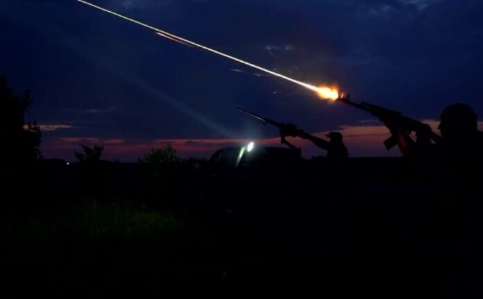 The Air Force demonstrated night air defence operation