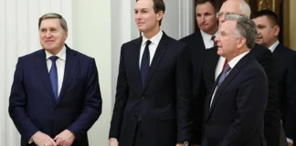 Closed diplomatic meeting between the US and Russia