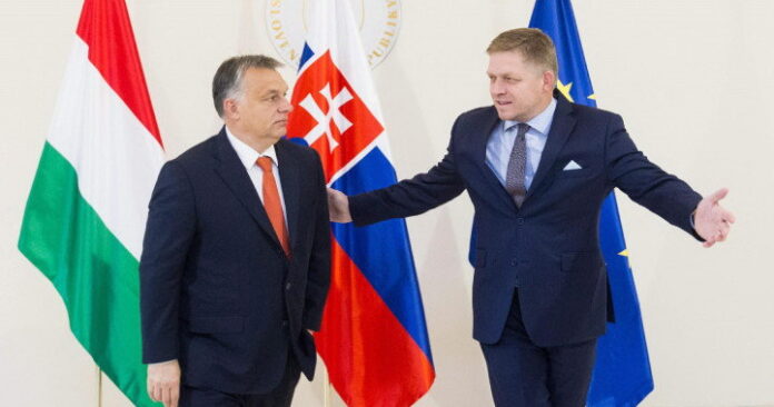 1aba341-1200 Flags of Hungary and Slovakia