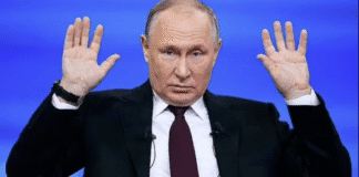 Володимир путін під час виступу з новими заявами