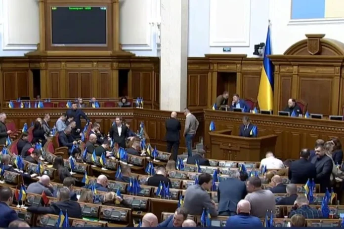 Засідання Верховної Ради під час розгляду державного бюджету