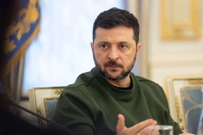 5_main-v1761632156 Президент України Володимир Зеленський під час заяви