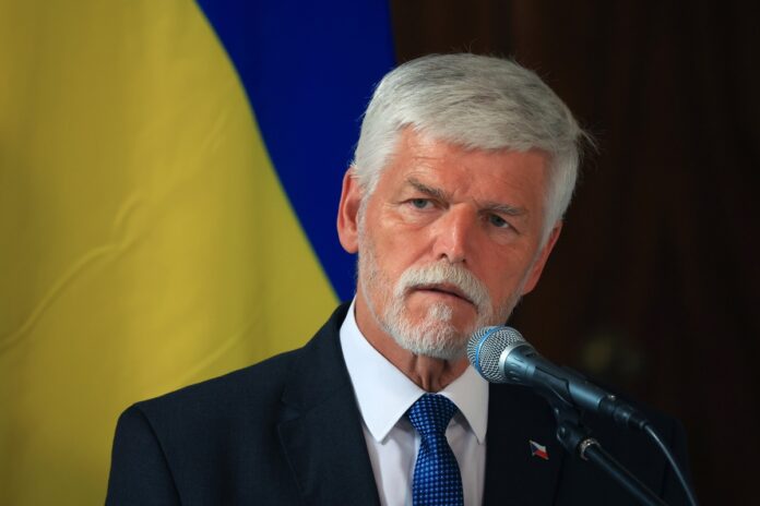 Ukraine's President Zelensky visits Prague Президент Чехії Петр Павел на пресконференції