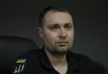 Кирило Буданов під час публічного виступу з оцінкою загроз з боку росії