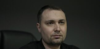 Kirill Budanov during a public speech assessing threats from Russia