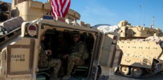 US military during an operation in Syria