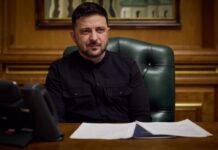 Володимир Зеленський під час заяви про роль США у війні України проти росії