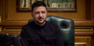 Володимир Зеленський під час заяви про роль США у війні України проти росії