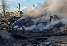 Damaged energy infrastructure after Russia's night attack