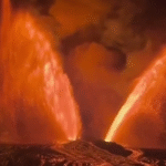 На Гаваях вулкан Кілауеа підняв фонтан лави на 370 метрів