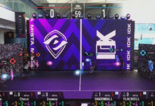 HADO AR game match at the Games of the Future Abu Dhabi 2025 arena using virtual energy balls.