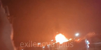 Fire at the Afip oil refinery in the Krasnodar Territory