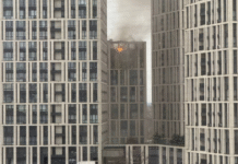 Багатоповерхові будинки Києва взимку на тлі перебоїв з теплопостачанням